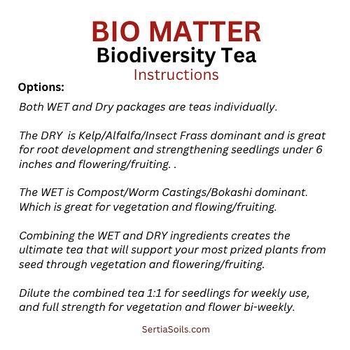 Sertia Soils Biodiversity Organic Compost Tea
