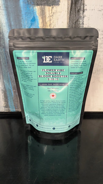 Dark Earth Living Soils Flower Vibe Soluble Bloom Booster (0-10-15)