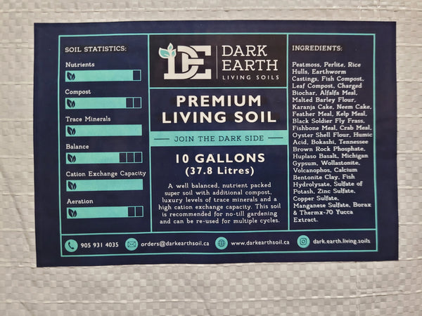 Dark Earth Living Soils Premium Living Soil 10 Gal