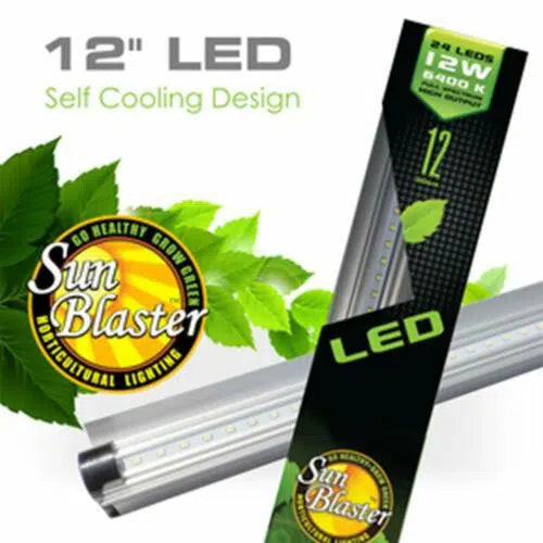 Sunblaster 12" LED High Output 6400K 12 watt strip lights