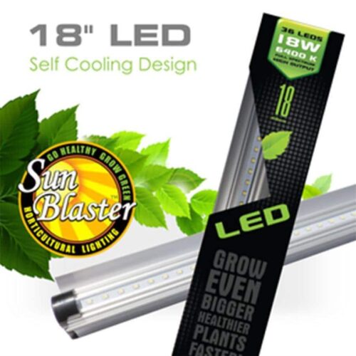 Sunblaster 18" LED High Output 6400K 18 watt strip lights