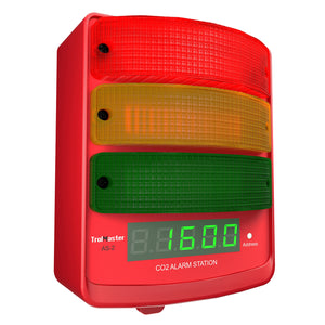 TrolMaster CO2 Alarm Station (audio/visual) plus LED display indicator with cable set (AS-2)