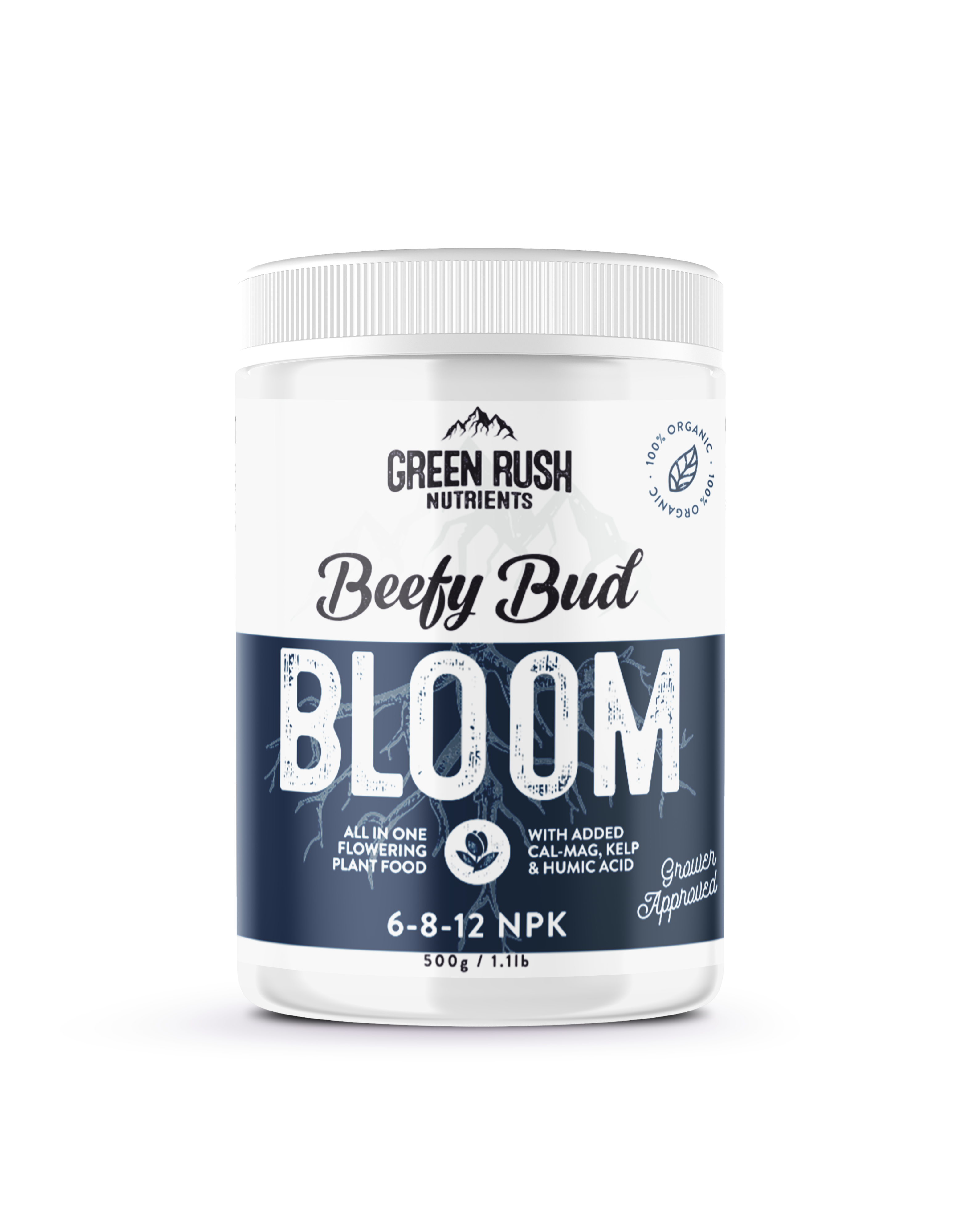Green Rush Nutrients Beefy Bud Bloom Organic Flowering Stage Plant Nutrients