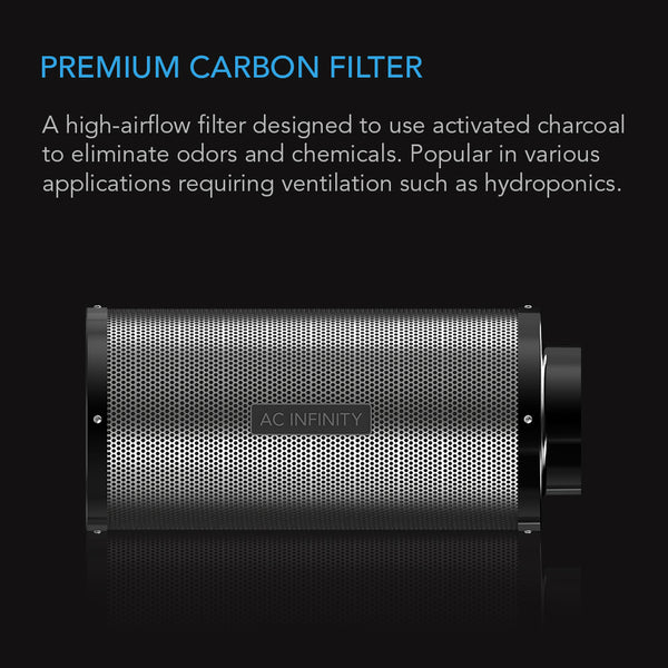 Carbon Filter 6 Inch | Carbon Filter 6 | Nutrient Growth Systems Canada