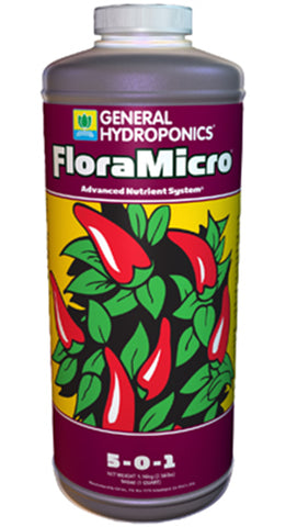 General Hydroponics Flora Micro | Nutrient Growth Systems Canada