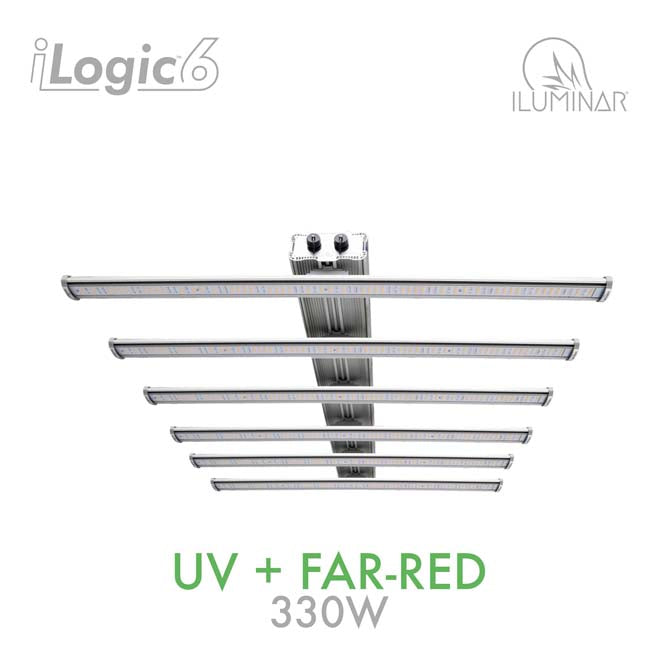 Iluminar 330W iLogic6 LED Grow Light UV Far-Red 120V-277V