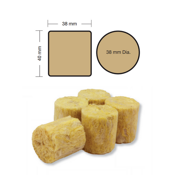 Rockwool Starter Plugs 1x1x1 Inch | Nutrient Growth Systems Canada