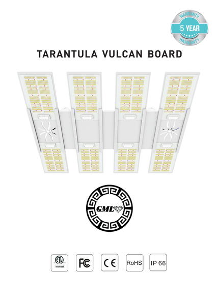 Tarantula Vulcan 2-Channel Spectrum 8 Panel Commercial LED Fixture